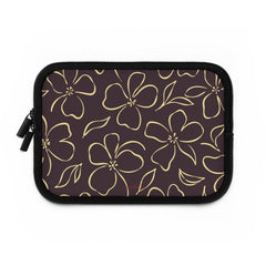 Plum & Butter Floral Custodia per laptop di etchd, vista 2