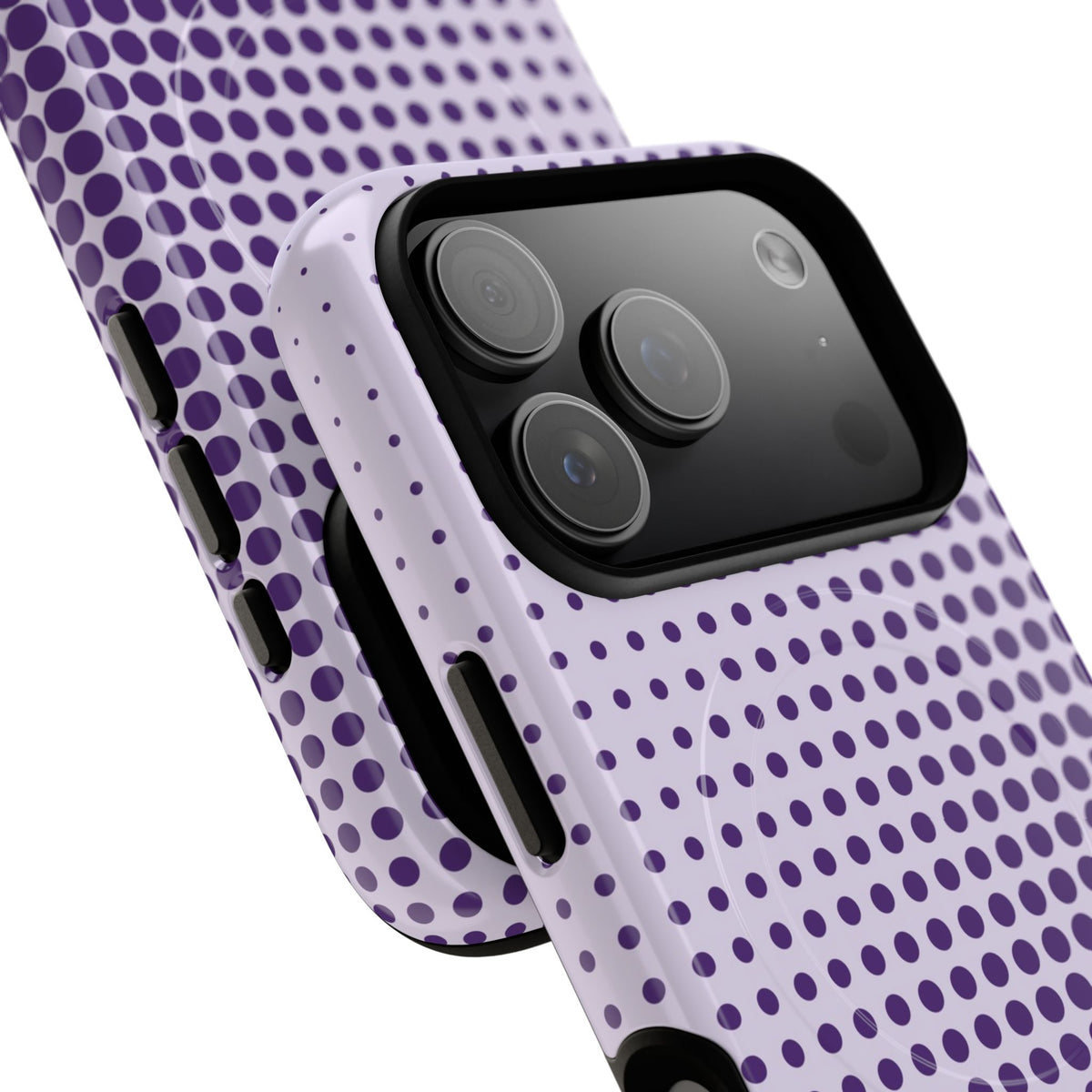 Grape Halftone Magnetic Phone Case by etchd, view 99