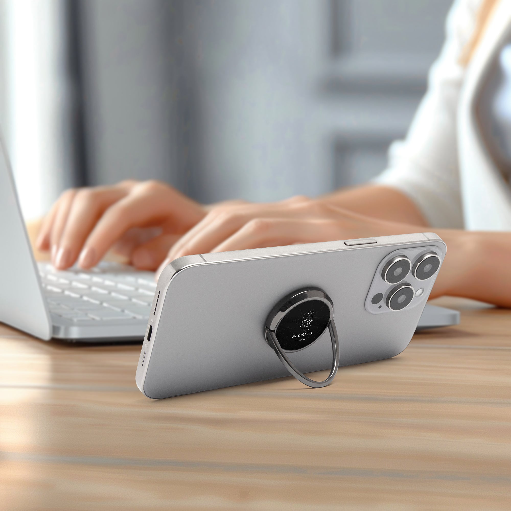 Scorpio Phone Ring Holder by etchd, view 7