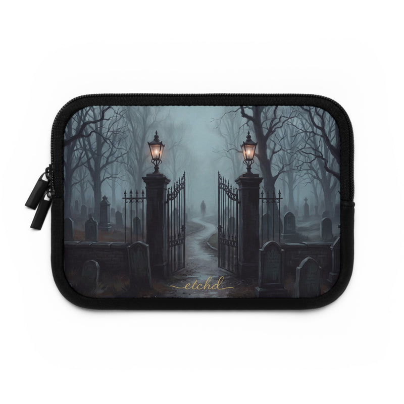 Lantern Gate Laptop Sleeve by etchd, view 2