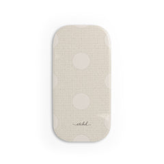 Neutral Polka Dot Click-On Phone Grip by etchd