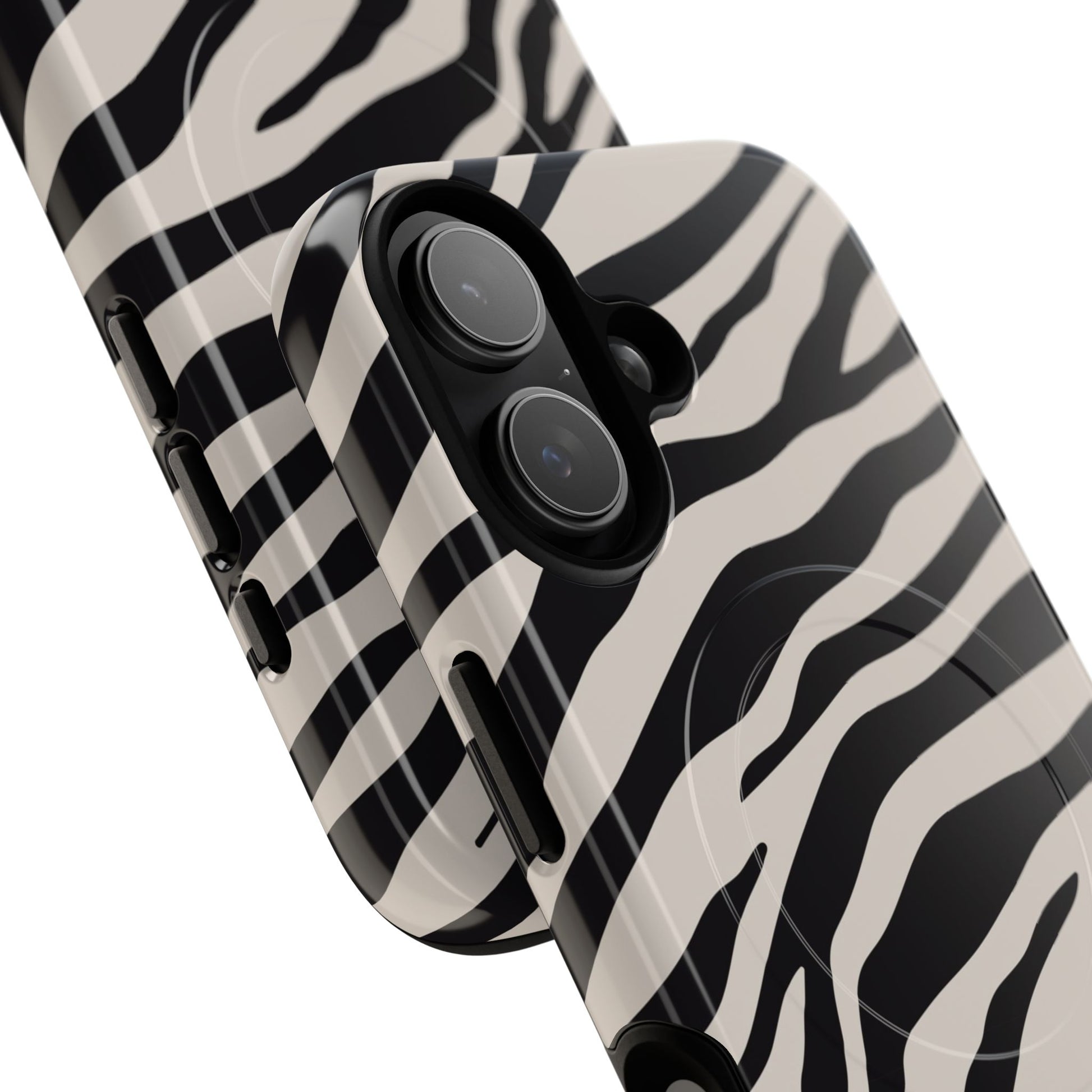 Zebra Print Magnetic Phone Case by etchd, view 87