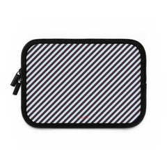 Plum & Blue Striped Diagonal Custodia per laptop di etchd, vista 2