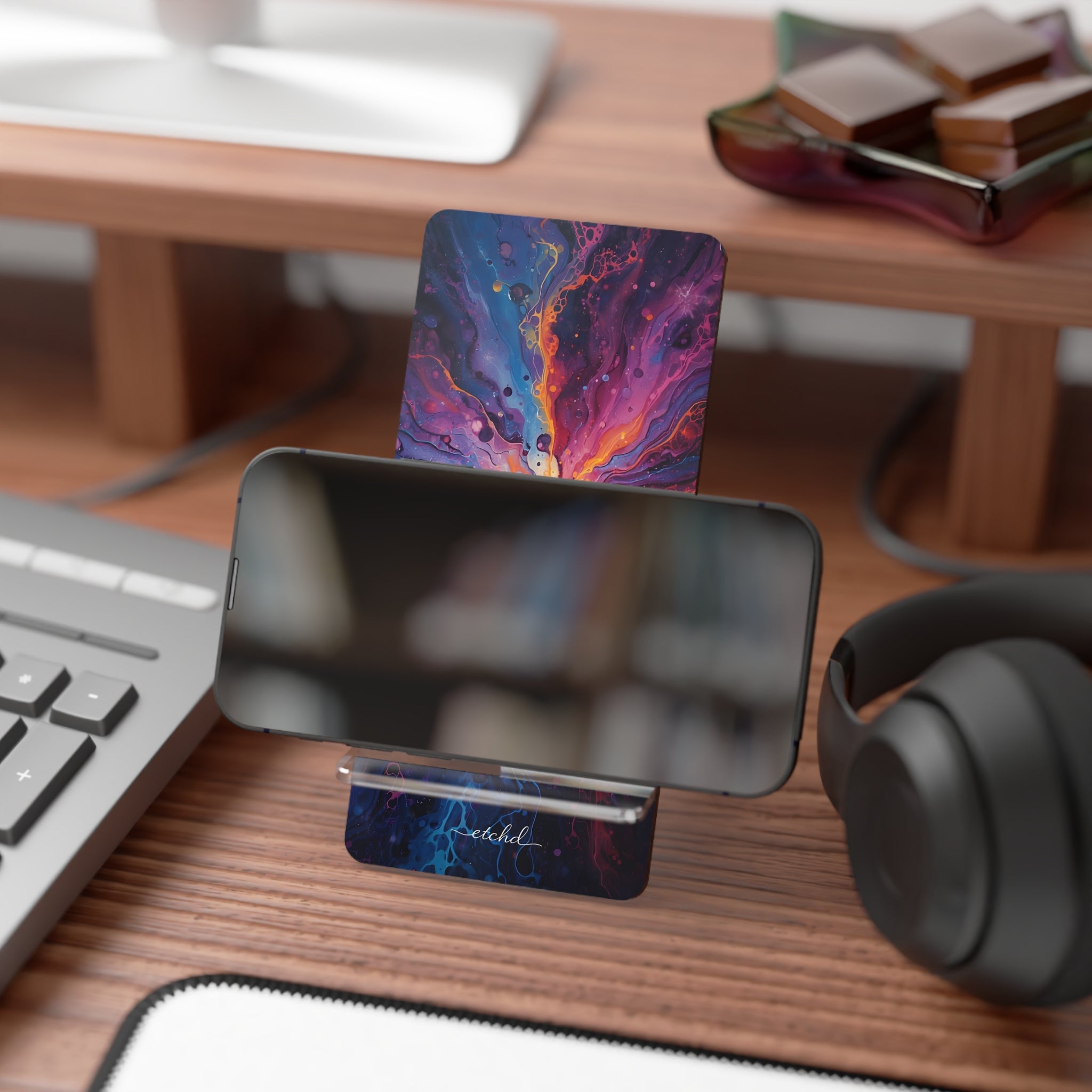 Supernova Phone Stand by etchd, view 4