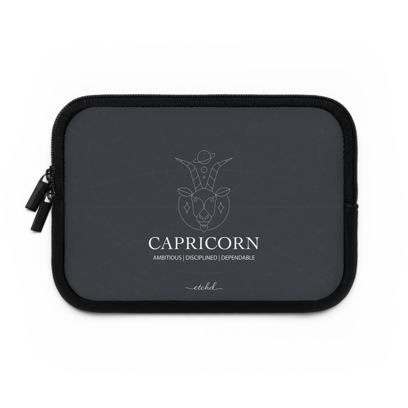 Capricorn Laptop Sleeve by etchd, view 2