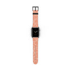 Coral & Cream Floral Smartwatch Strap