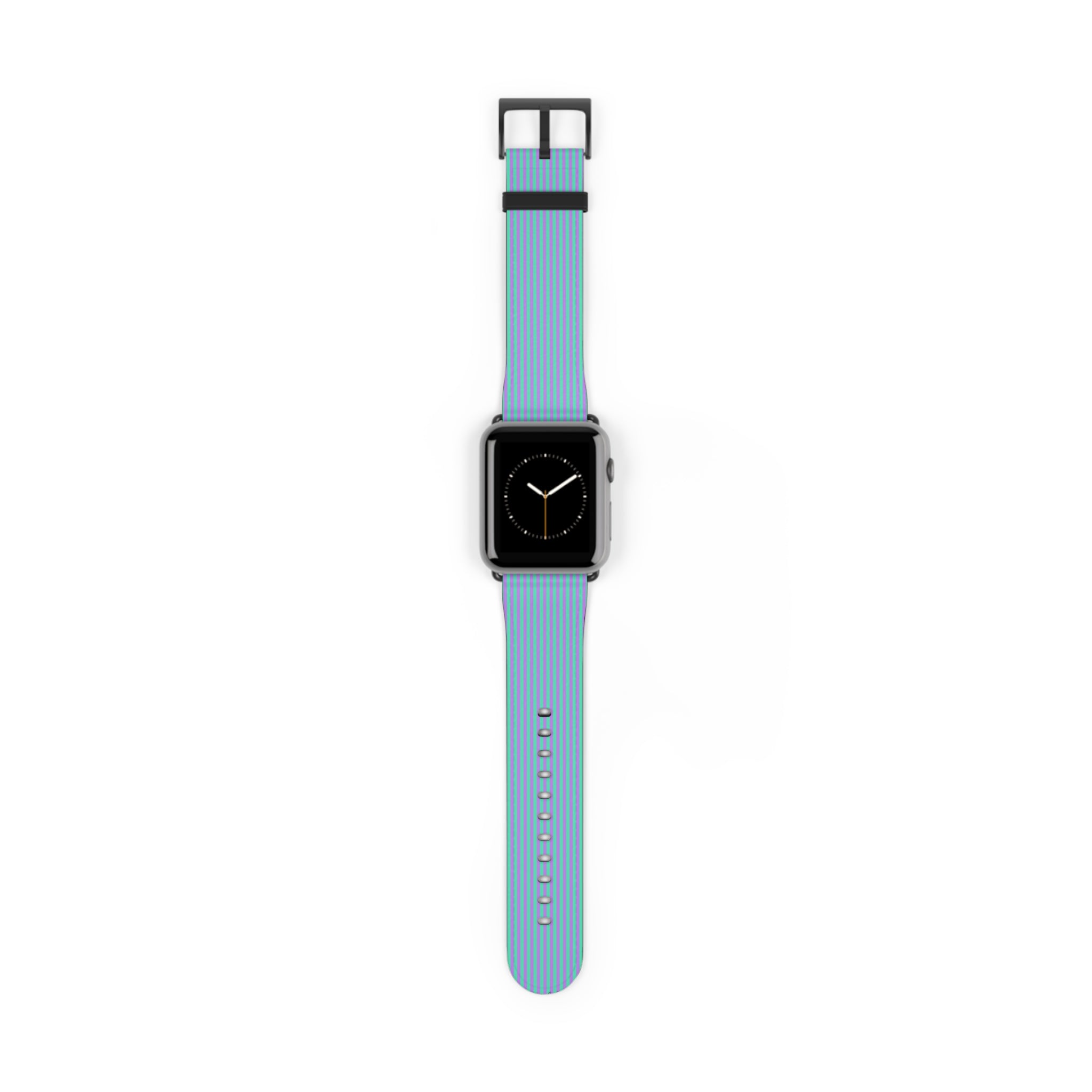 Lilac And Hypermint Smartwatch Strap by etchd, view 2