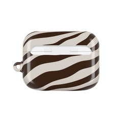 Brown Zebra AirPod Case by etchd, view 7