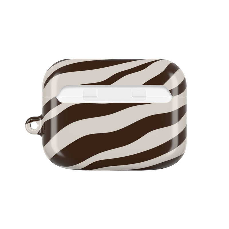 Brown Zebra AirPod Case by etchd, view 7