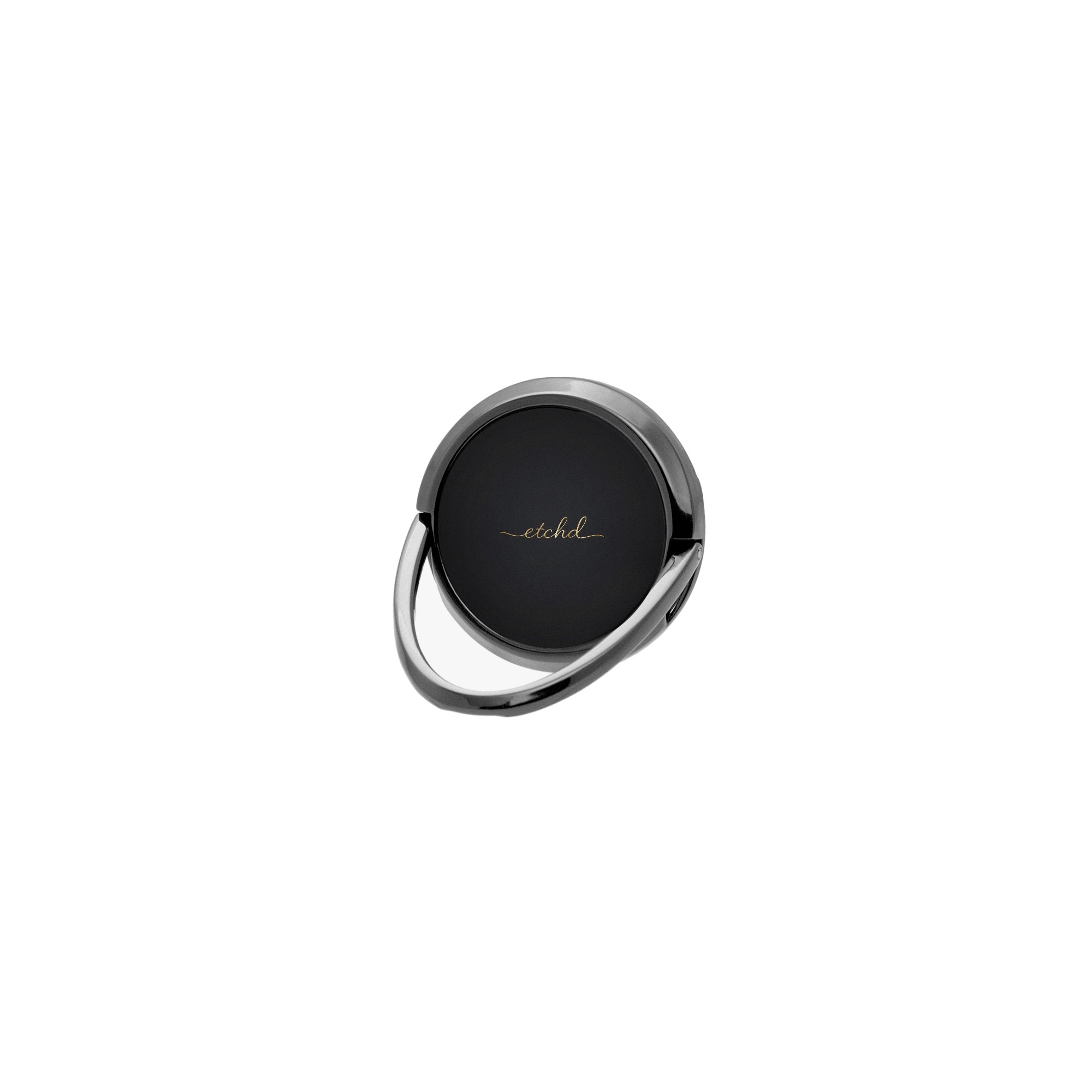 Etchd Signature Black Phone Ring Holder by etchd