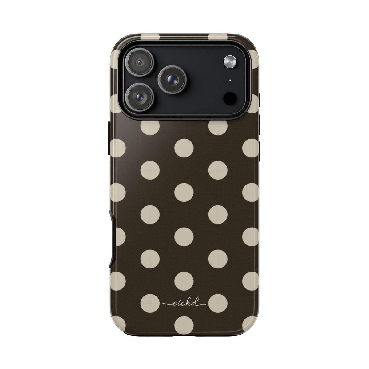 Cream & Brown Polka Dot Phone Case by etchd, view 59