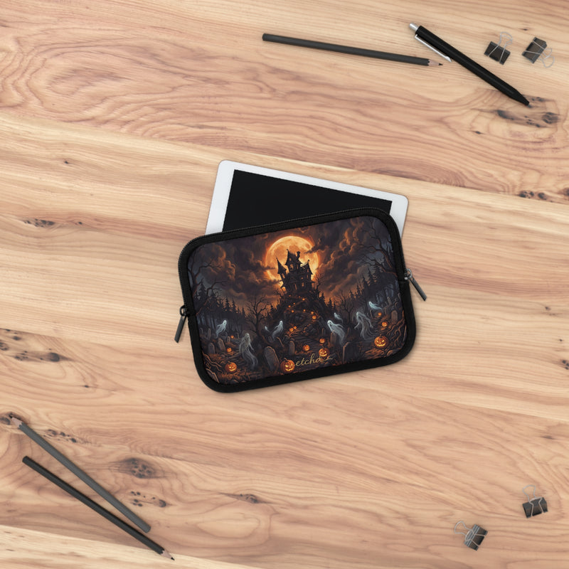 Pumpkin Hollow Laptop Sleeve by etchd, view 14
