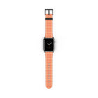 Coral & Peach Gingham Cinturino per smartwatch