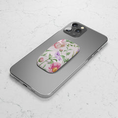 Peony Bloom Click-On Phone Grip by etchd, view 4
