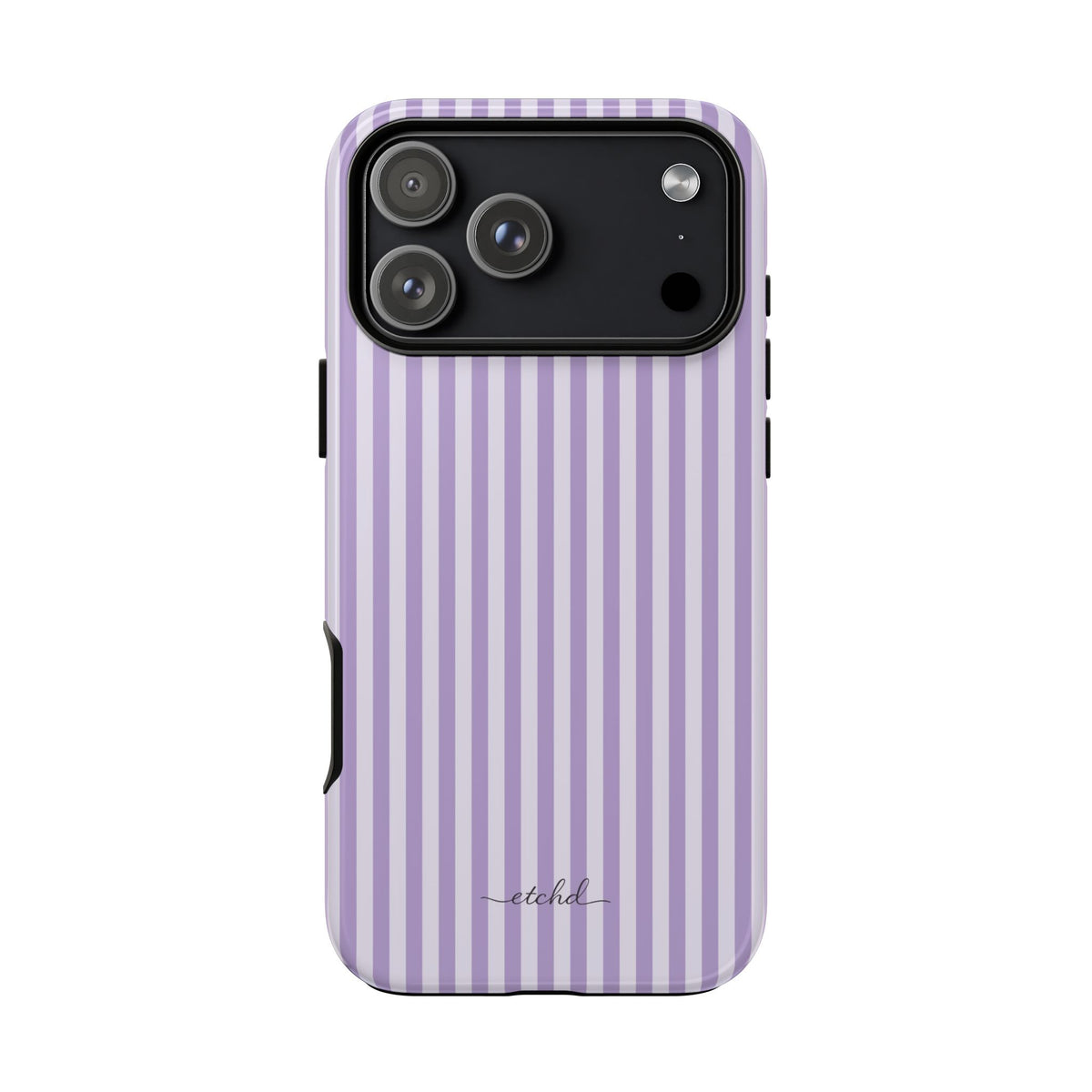 Lilac & Cream Striped Phone Case by etchd, view 59