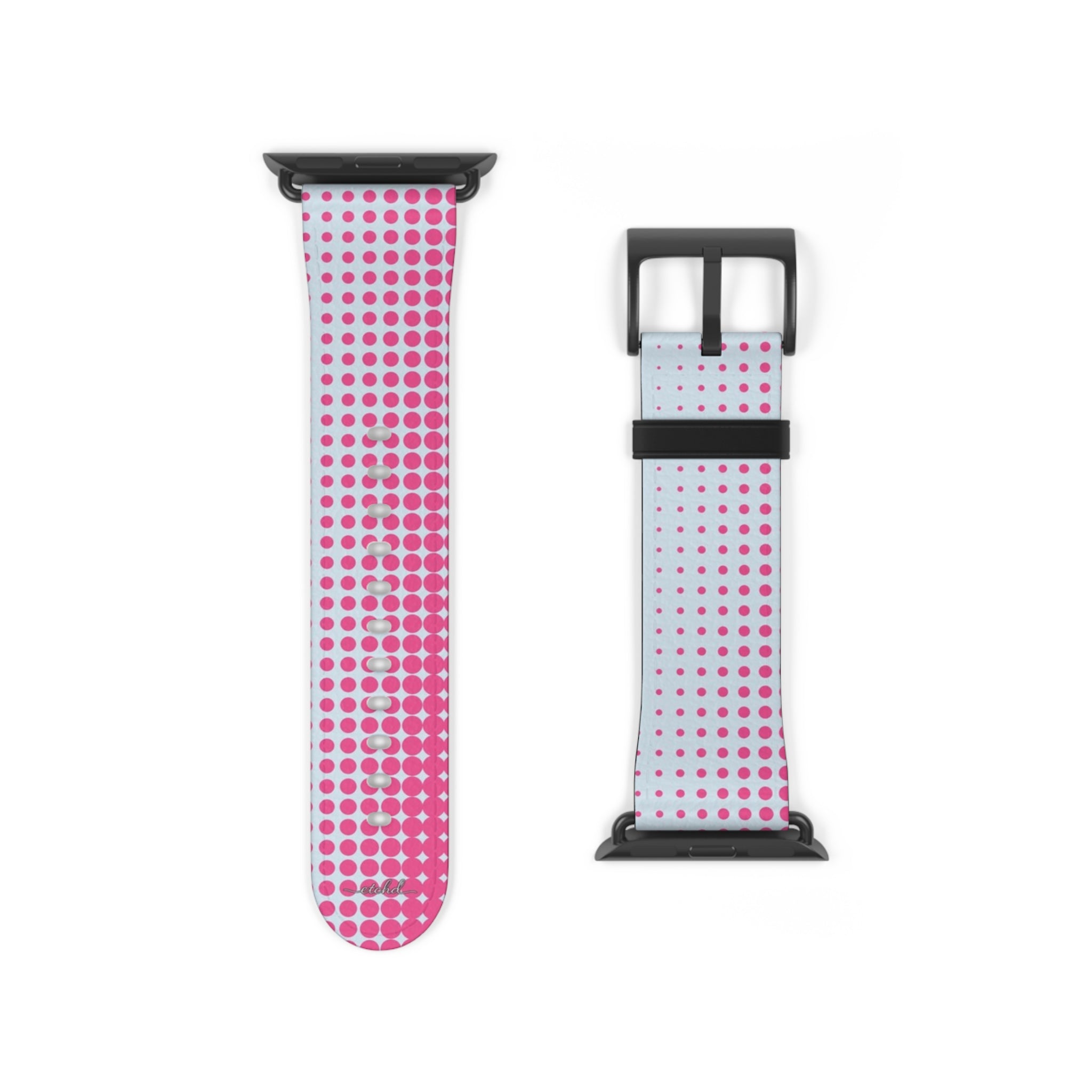 Bubblegum Halftone Smartwatch Strap by etchd, view 9