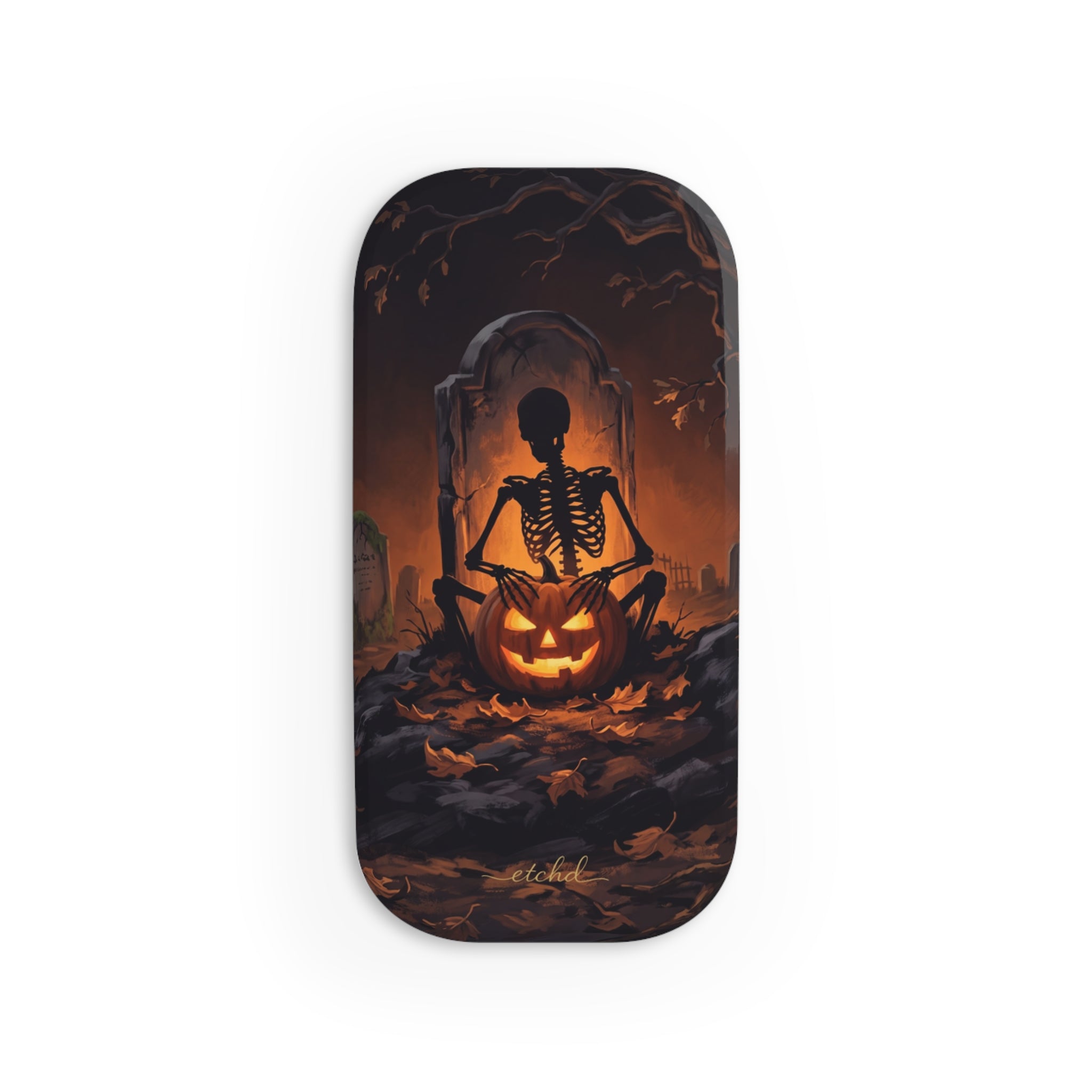 Bone Harvest Click-On Phone Grip by etchd, view 2