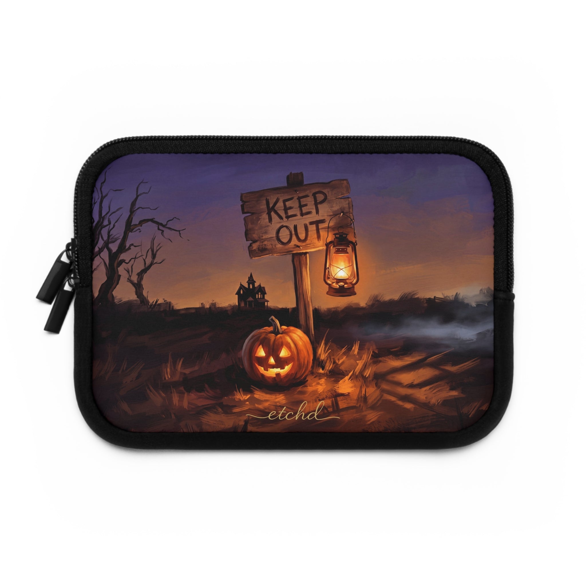 Keep Out Laptop Sleeve by etchd, view 2