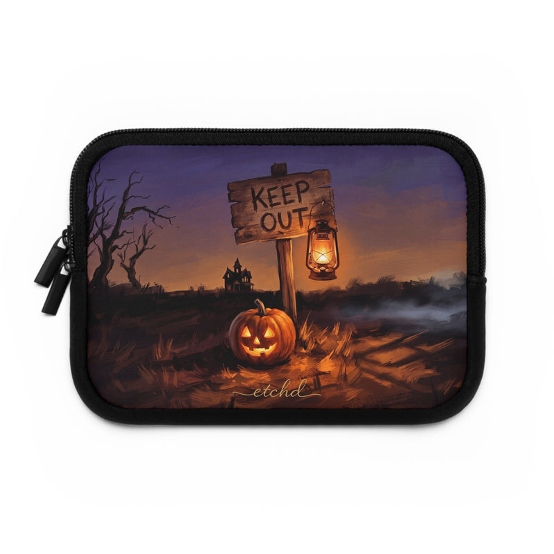 Keep Out Laptop Sleeve by etchd, view 2
