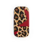 Leopard & Red Stars Click-On Phone Grip
