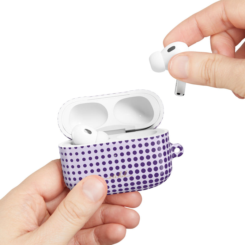 Grape Halftone AirPod Case by etchd, view 11