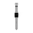 Black & White Polka Dot Smartwatch Strap