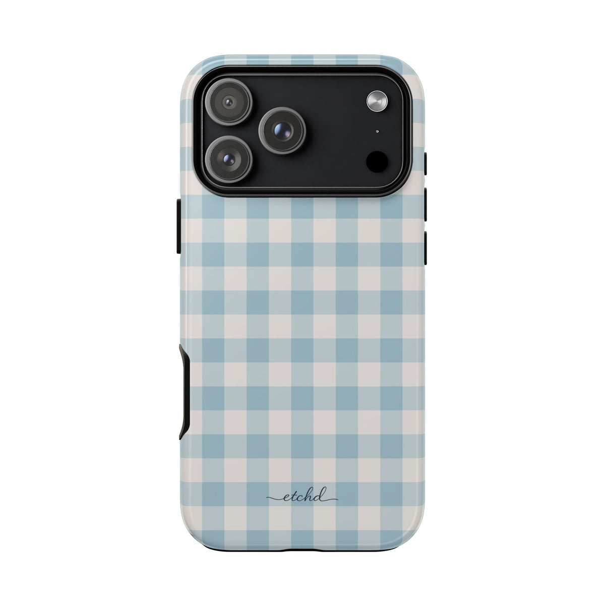 Cornflower & White Gingham Phone Case by etchd, view 59