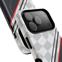 Checkered Flag Magnetic Phone Case by etchd, view 100