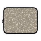 Neutral Floral Laptop Sleeve