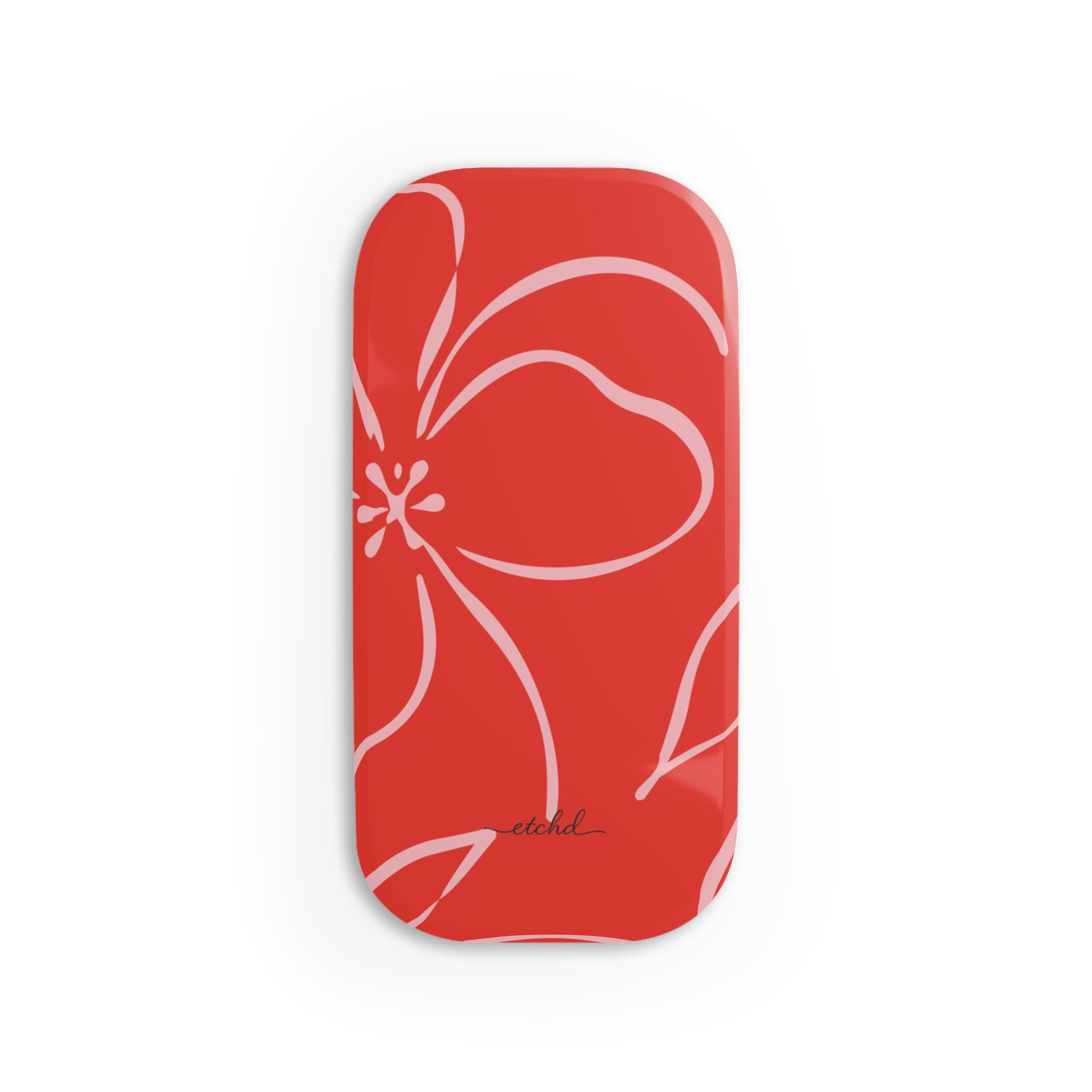 Poppy & Blush Floral Click-On Phone Grip by etchd