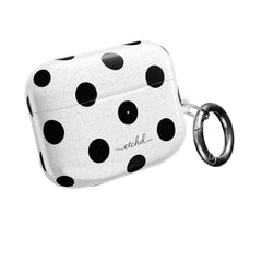Black & White Polka Dot AirPod Case by etchd, view 8