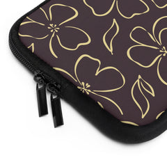 Plum & Butter Floral Laptop Sleeve by etchd, view 12