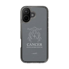 Cancer Clear Phone Case by etchd, view 24
