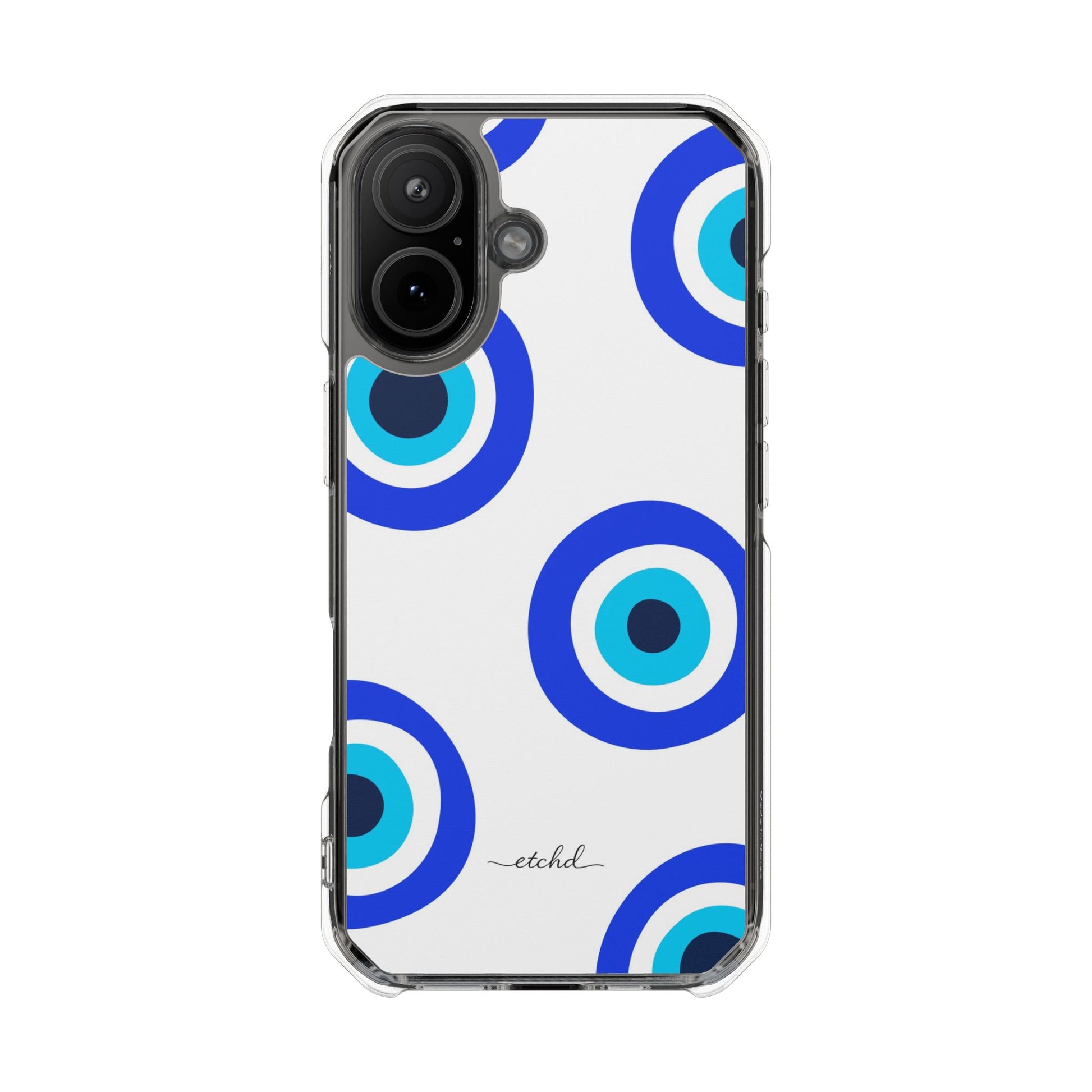Abstract Evil Eye Clear Magnetic Phone Case by etchd, view 13