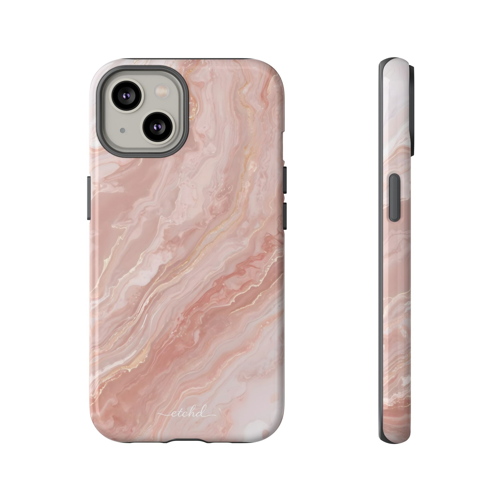 Rose Quartz Phone Case by etchd, view 2