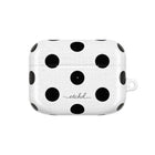 Black & White Polka Dot Funda para AirPods