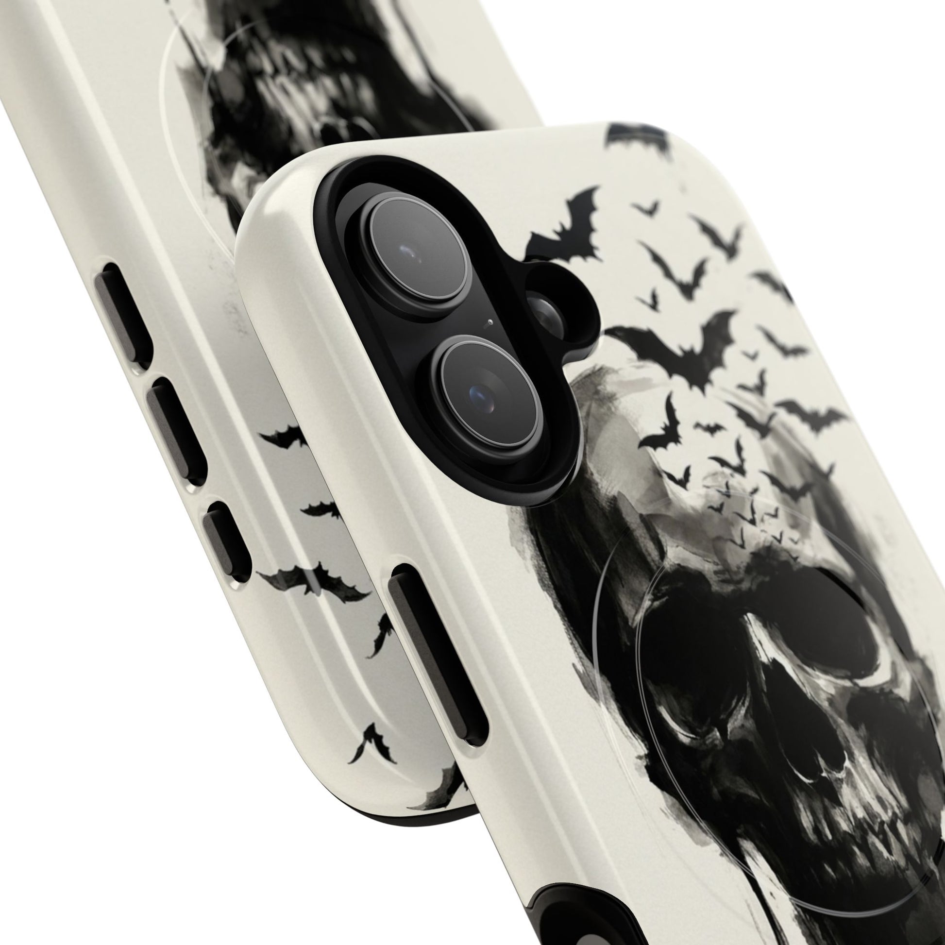 Ink Skull Magnetic Phone Case by etchd, view 87