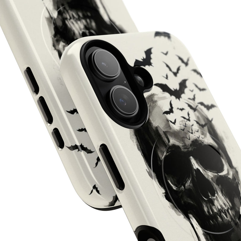 Ink Skull Magnetic Phone Case by etchd, view 87