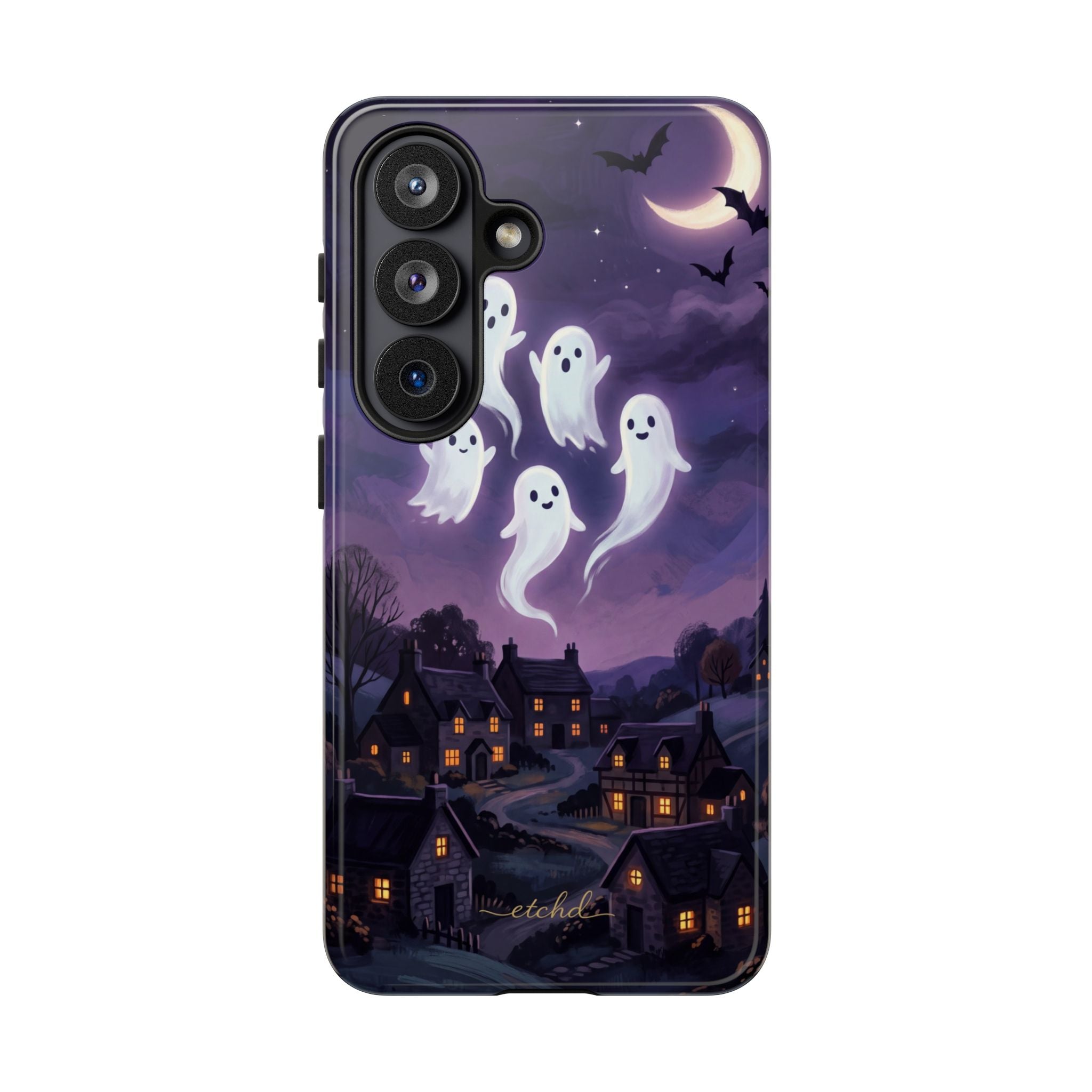 Ghost Parade Phone Case by etchd, view 61