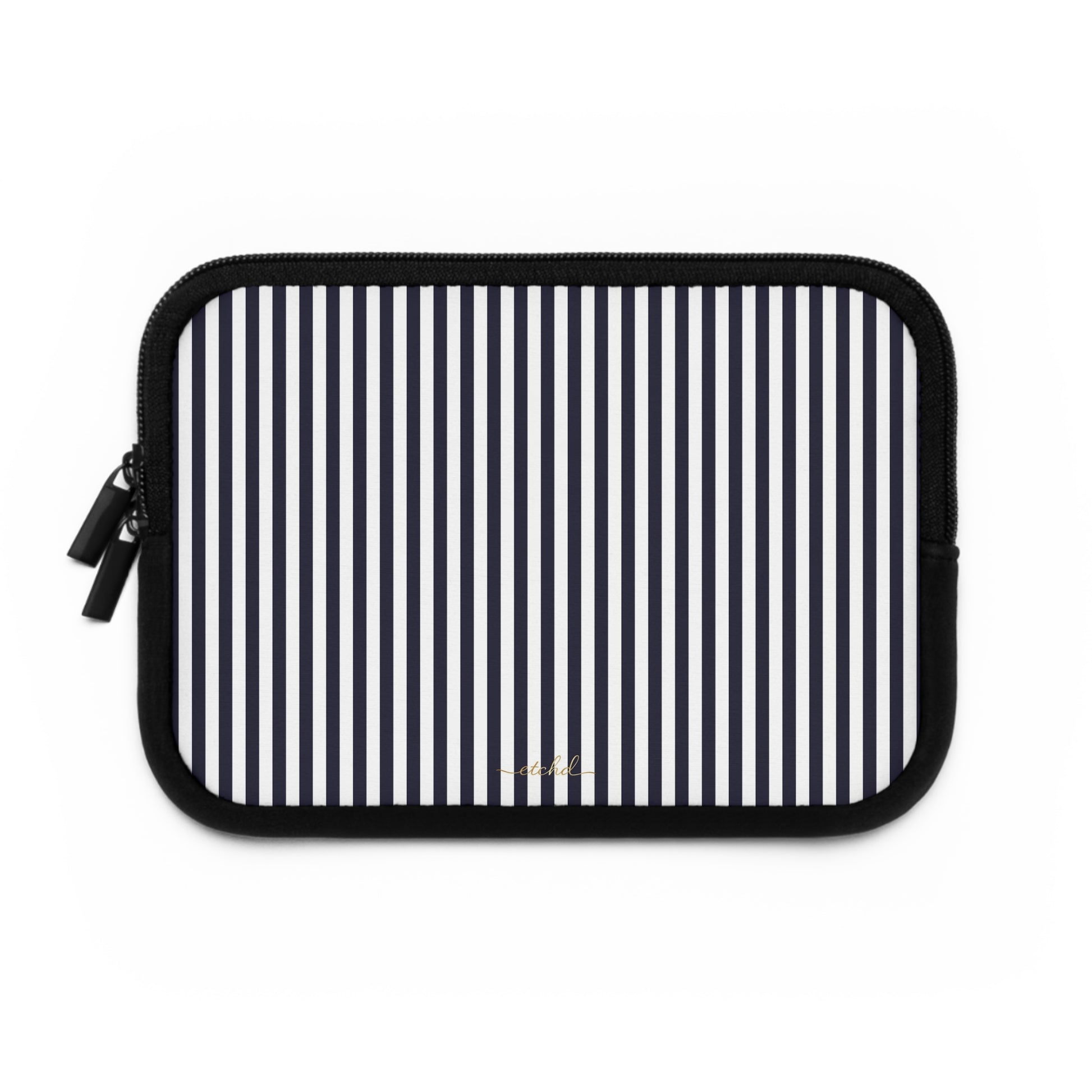 Navy And White Laptop Sleeve by etchd, view 2