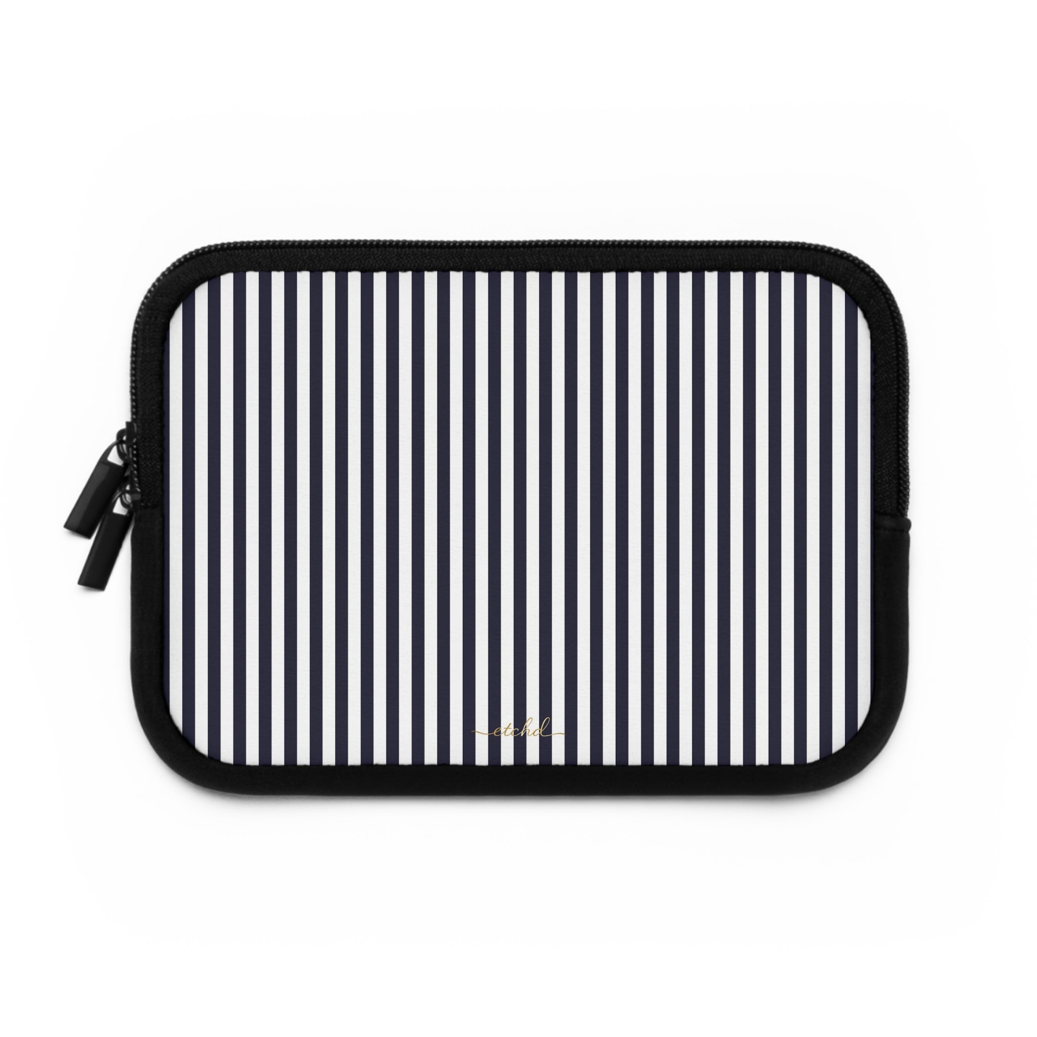 Navy And White Laptop Sleeve by etchd, view 2