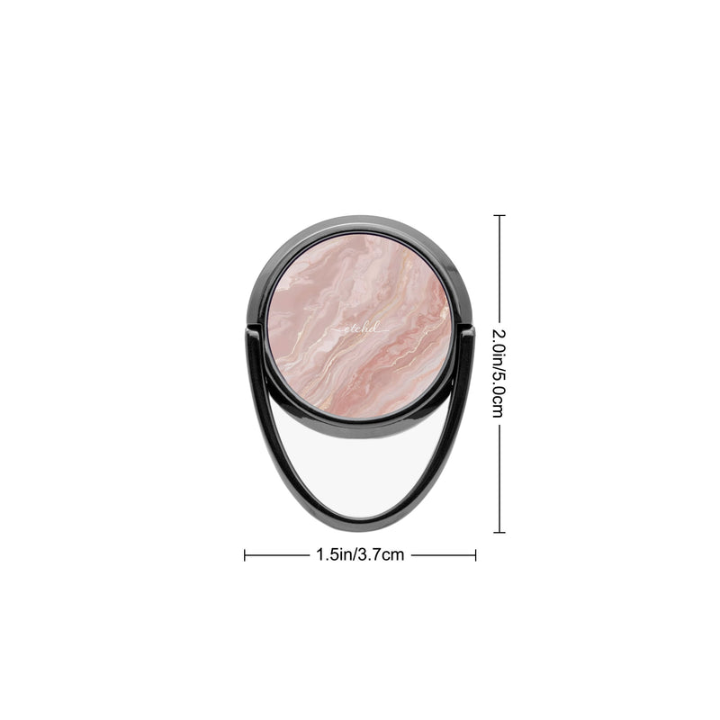 Rose Quartz Phone Ring Holder-zoom-