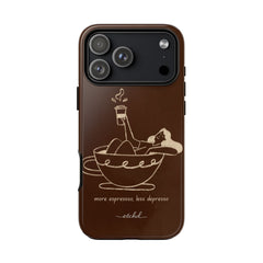 Ladies Espresso Phone Case by etchd, view 30