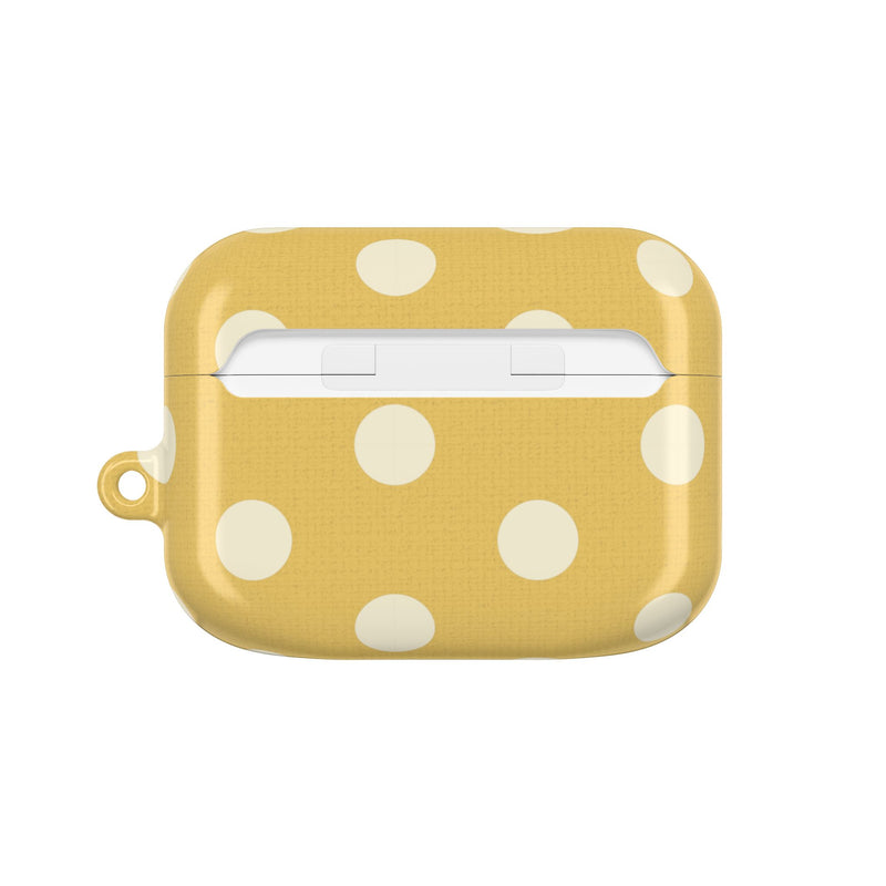 Cream & Butter Polka Dot AirPod Case by etchd, view 7