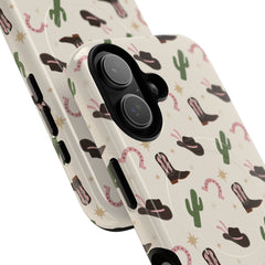 Pink Western Magnetic Phone Case by etchd, view 87