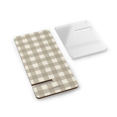 Neutral Gingham Supporto per telefono di etchd, vista 2