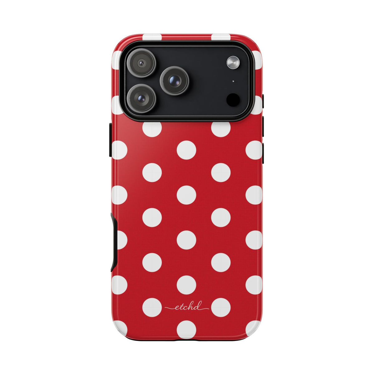 Classic Red & White Polka Dot Phone Case by etchd, view 59