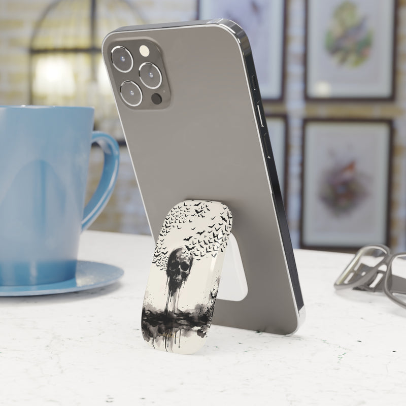 Ink Skull Click-On Phone Grip by etchd, view 3