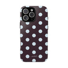 Blue & Plum Polka Dot Phone Case