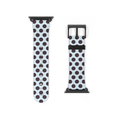 Plum & Blue Polka Dot Smartwatch Strap by etchd, view 9